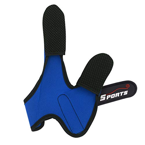 Uniwit Professional Thumb + Index Finger Neoprene Glove For Fishing - Blue #TOP4