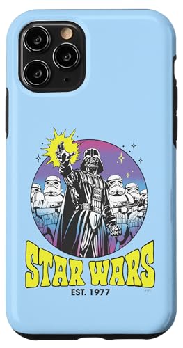 Coque iPhone 11 Star Wars Dark Vador et Stormtroopers Force Grip