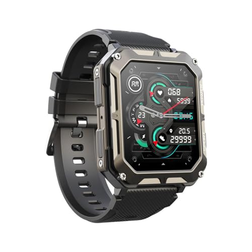 Immagine prodotto: Wizvox 2025 Smartwatch Militare Monitoraggio della Salute 24/7 1.83" HD per Android E iOS C200903