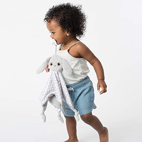 Security Blanket For Babies - 2-in-1 Newborn Stuffed Animal And Blanket, Soft And Plush PaciPal Baby Blankets, Bunny/Rabbit