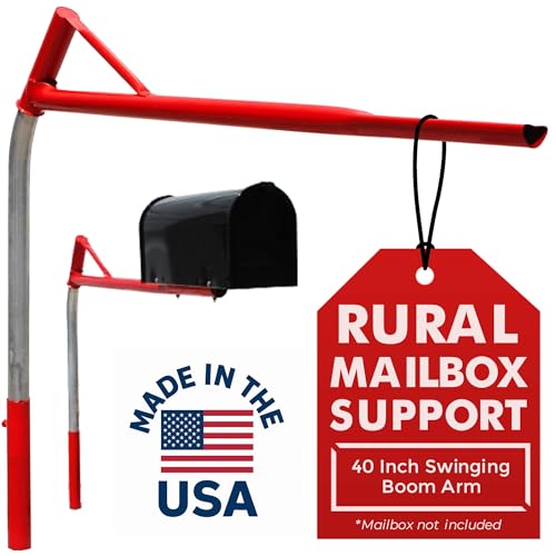 Support pour boîte aux lettres rurale robuste et durable anticorrosion