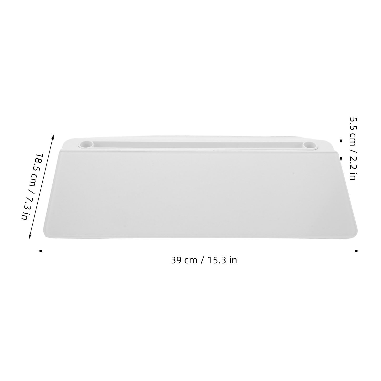 Gadpiparty Desktop Glas Whiteboard mit Ablage, Stifthalter und