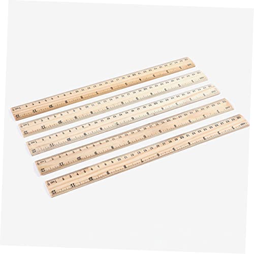 Tofficu Régua De Madeira Vintage Marcadores A Granel Presentes Para Crianças Multiferramentas Régua