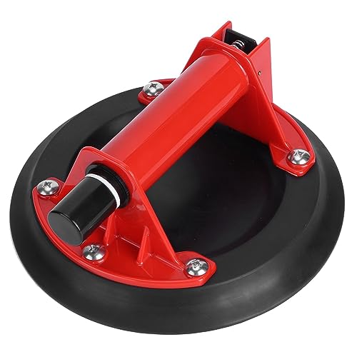 ZJchao Suction Cups, Tile Suction Cup Tool Heavy Duty 8 Inches Vacuum Manual Pump Single Handle for Lifting Glass, Tiles, Windshield, Window