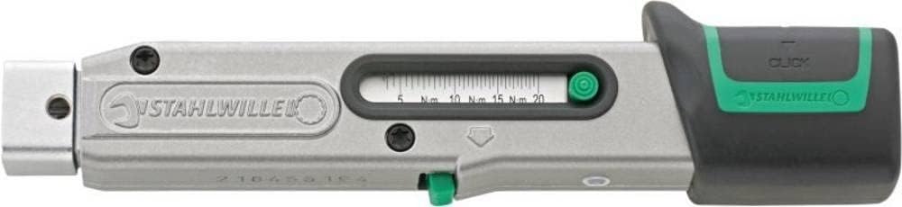 Stahlwille 730 Torque Wrench Size 2 4-20Nm 9x12mm Insert 179mm Long with Tool Carrier for Insert Tools 50180002 product thumbnail 5