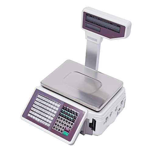 Báscula digital comercial con impresión y capacidad 66 lb miniatura 1