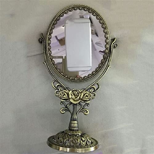 Grands miroirs de bureau en métal ciselé et verre haute définition