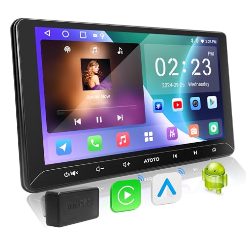 ATOTOZONE A5L 10インチ Android カーナビに ATOTO A5L 10インチ 2Din/1Din ディスプレイオーディオ Android