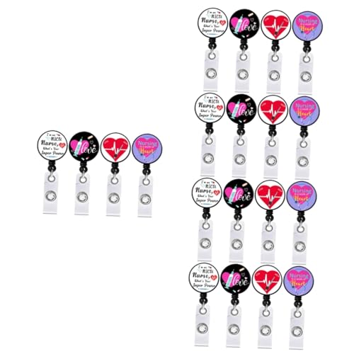 Porte-badges rétractables enrouleurs télescopiques portables pour carte d'identité