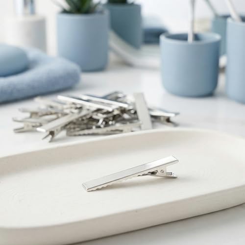 Pinzas de pelo tipo cocodrilo rectangulares de hierro para peluquerías 6