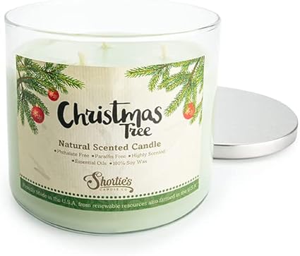 Christmas Tree Natural 3 Wick Candle