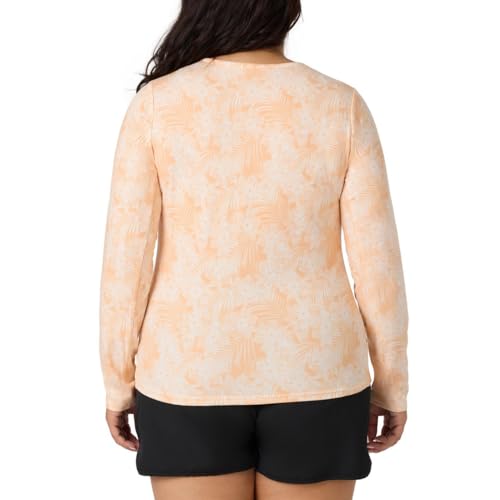 HANG TEN Women's Long Sleeve Shirt - Lightweight Quick Dry Rash Guard - Sun Protection Shirt - Beach - Hiking - Outdoor4