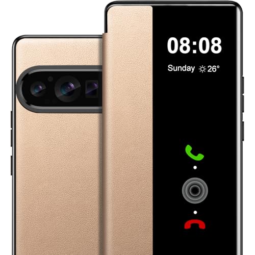 Étui à rabat pour Google Pixel 10 Pro XL S View anti-rayures
