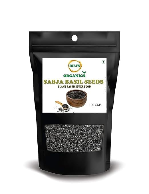 DIETS ORGANICS Sabja/Basil Seeds/for Weight Loss (Raw Seed)-100gms (B098R74PVX) Amazon Price History, Amazon Price Tracker