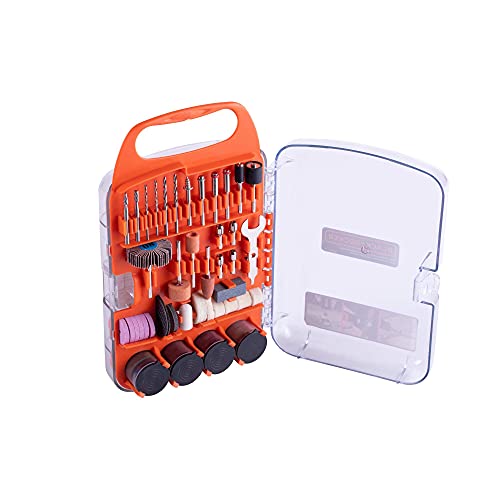 Black Decker Jogo para Mini Retífica com 175 Peças, para Aplicações em Móveis, Janelas e Portas, Mod