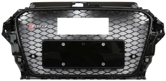 Zunsport Compatible with Audi A3 RS3 Style 8V Model Front Grille - Black (2013-2016)
