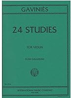 Gavinies, Pierre - 24 Studies - Violin solo - edited by Ivan Galamian - International Edition B004XZOINS Book Cover