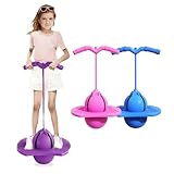 Newsones ジャンピングボール ホッピング バランスボール 子供 キッズ 大人 体幹 トレーニング 室内 屋外 運動 プレゼント かわいい 北欧 カラフル パープル