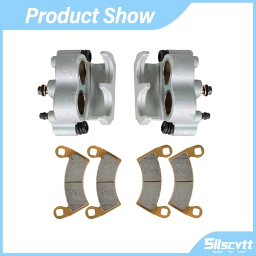 Silscvtt Front Left and Right Brake Calipers with Pads Replacement for Polaris Ranger 500 570 800 900 1000 Crew XP 1911283 1911284 1912255 1912256 1912134 1912135 by Silscvtt - Used condition - Image 4