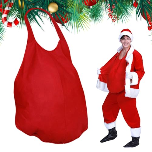 Ventre de Père Noël gonflable adulte accessoire déguisement fête