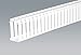 Panduit H4X4WH6 Type H Hinged Cover Wide Slot Wiring Duct, Lead-Free PVC, White