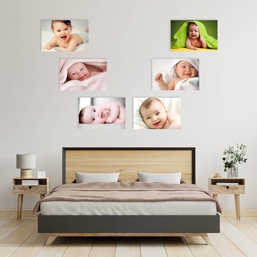 Giant Innovative Paper Set Of 6 Cute Baby Poster | Poster For Pregnant Women | HD Baby Wall Poster For Room Decor, GI02 Multicolour, 12 X 18 Inch- BIG Size