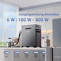XORO SOLAR SPS 2155 Solarspeicher - Balkonkraftwerkspeicher mit 2 kWh LiFePO4 Akku, Dual MPPT 2x800W Eingang, 800W Ausgang für den Innen- und Außenbereich IP65, Plug & Play – Ansicht 4