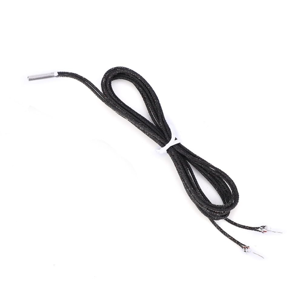 PT1000-550BW Temperature Sensor Probe for CR-10, for V6 Brass,for Volcan Heater Block, 3D Printer Thermistor, 3mm x 1.5M, -50°C to 400°C