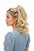 PRETTYSHOP 14" Hair Piece Pony Tail Clip On Extension Voluminous Wavy Heat-Resisting Blonde mix # 26T613C H136