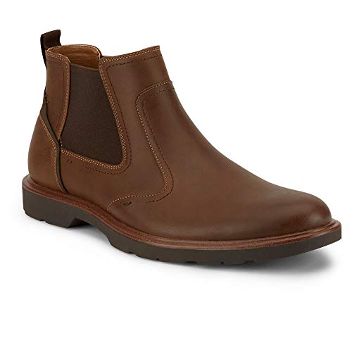 Dockers Mens Garrett Casual Chelsea Boot, Tan, 13 M