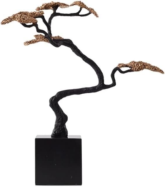 ELUKHT Simulation Potted Plants Bonsai Tree Artificial