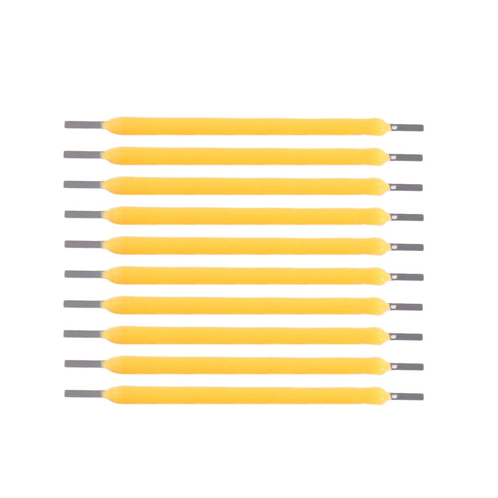 Generic 10pcs Edison Bulb LED Filament Lamp Parts DC3V DC12V LED Chip Incandescent Light Accessories Diode for Repair