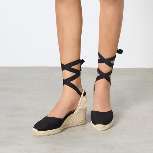 Image of Castaner | Espadrille with Wedge Carina Made in Canvas 7 cm | Woman