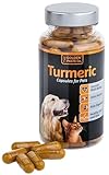 The Golden Paste Company - Natural Premium Turmeric for Dogs - 90 Capsules - Dog Supplements for Pet Joint Care, Wellness & Digestion - Joint Supplements for Dogs - Advanced Dog Joint Supplements