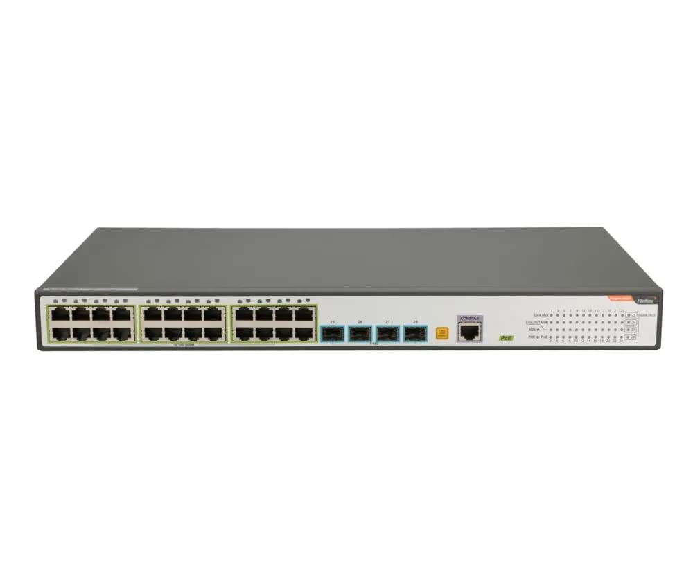 Switch PoE Gigabit Switch 24 RJ45 1000Mbps Ports 4 SFP+ 450W Ports Attaque Dos et Protection Contre Les tempêtes IEEE 802.1x Prise en Charge IGMP Snooping IGMP Proxy IGMP Filtre
