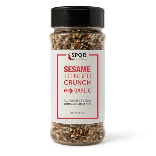 Sesame Ginger Crunch XL 11 oz. All Purpose Seasoning Blend with Garlic and Some Sweet Heat