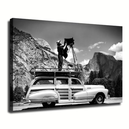 Black and White Photo of A Photographer Taking Photos on