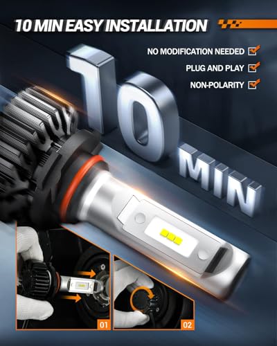 Image of SEALIGHT HB3 Fog Light for Off-Road Use with Advanced Cooling Fan Technology, Compact & Efficient Design, Pack of 2, White