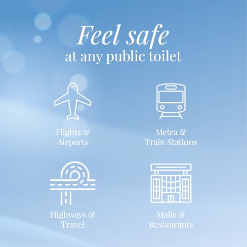 Image of Origami Disposable Toilet Seat Covers Pack of 2 (Total 20 Sheets) | Water Resistant & Biodegradable | Hygienic Protection with No Direct Contact with Unsanitary Seats | Easy to Dispose & Eco-Friendly