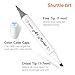 Shuttle Art 15 Colors Grey Tones Dual Tip Art Marker, Alcohol Based Marker Pens Double Ended with Fine and Chisel Point Tips Perfect for Drawing,Shading,Sketching,Designing,Outlining,Illustrating
