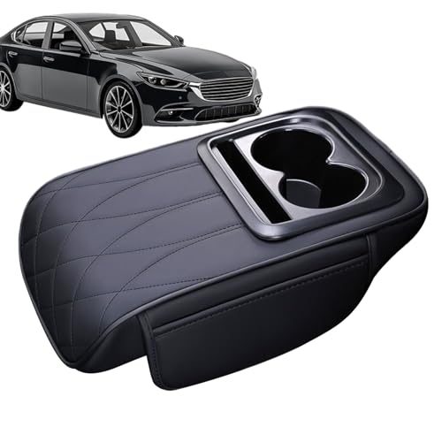 Housse d'accoudoir avec porte-gobelet pour voiture et voyage en famille pour berline