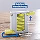 Weinberger „PillVoyage“ Tablettenbox 7 Tage | Medikamentenboxen mit 4 Fächern pro Tag | Pillendose als kompakter Organizer | Pillenbox für morgens, mittags, abends, nachts (Pillenbox 7 Tage – Grün)