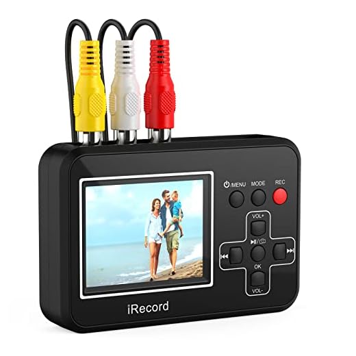 DIGITNOW Video to Digital Converter,VHS to Digital Converter to Capture Video from VCR's,VHS Tapes,Hi8,Camcorder,DVD,TV Box and Gaming Systems