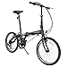 Dahon VYBE D7 Folding Bike, Lightweight Aluminum Frame; 7-Speed Gears; 20” Foldable Bicycle for Adults, Black
