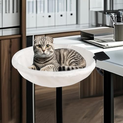 Hamac pour chaton rotatif supportant 23 kg avec coussin lavable multi-support - 4