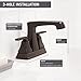 Delta Faucet Ashlyn Centerset Bathroom Faucet, Oil Rubbed Bronze Bathroom Sink Faucet, 2 Handle Bathroom Faucet, Diamond Seal Technology, Metal Drain Assembly, Venetian Bronze 2564-RBMPU-DST