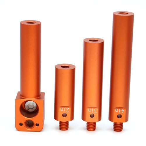 Image of SZJELEN19mm Rod Mounting Bracket with 3 /8 Screw and Anti Twist,4 Sections of Length to Match for Arri Red Sony Camera (Orange)