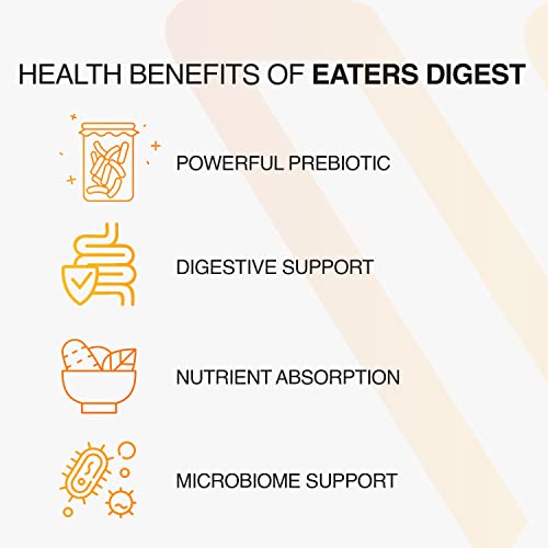 Image of Vatellia Life New from Eaters Digest | Prebiotic | Probiotic | Digestive Support | Gut Soothing | Healthy Gut Lining | Max Nutrient Absorption | 120 Capsules (60-Day Supply)
