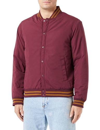 JACK & JONES Herren Jjwarrior College Bomber,Port Royale/Detail:with Tippings,L