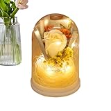 Enduring Romantic Appeal: Preserved flowers combine functionality with aesthetic charm, crafting a warm and inviting environment suited for romantic rose-themed decor, ensuring lasting impressions during Valentine's Day celebrations or intimate home arrangements